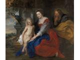 Heilige Familie mit Papagei KMSKA gemeinfrei Peter Paul Rubens  